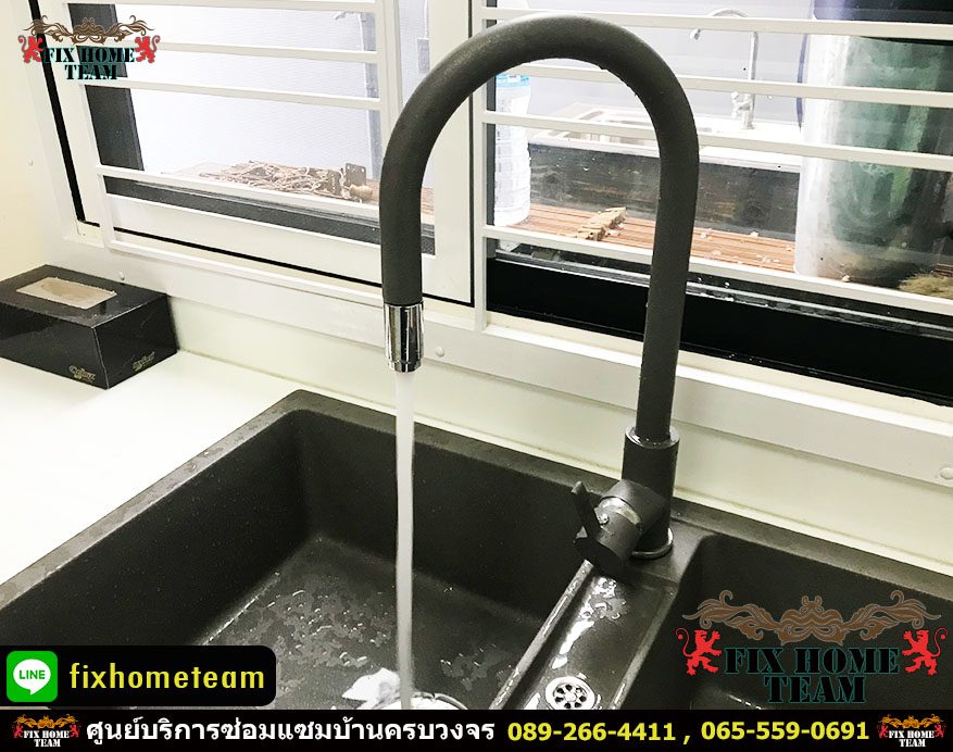 ช่างรับเปลี่ยนซ่อมท่อน้ำอ่างล้างจานสแตนเลสรั่วซึม