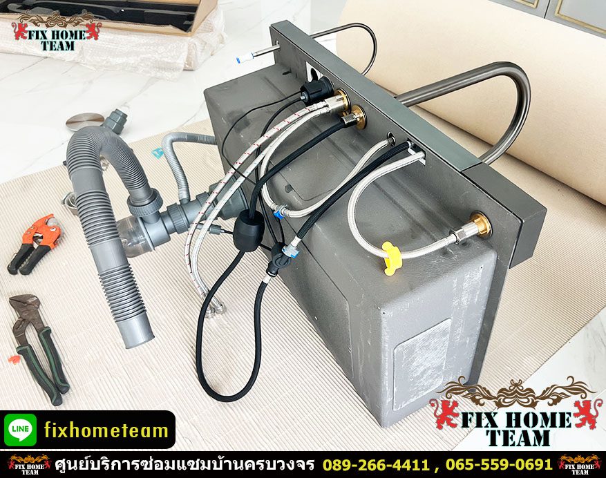 ช่างเปลี่ยนสะดืออ่างล้างจาน 1 หลุม