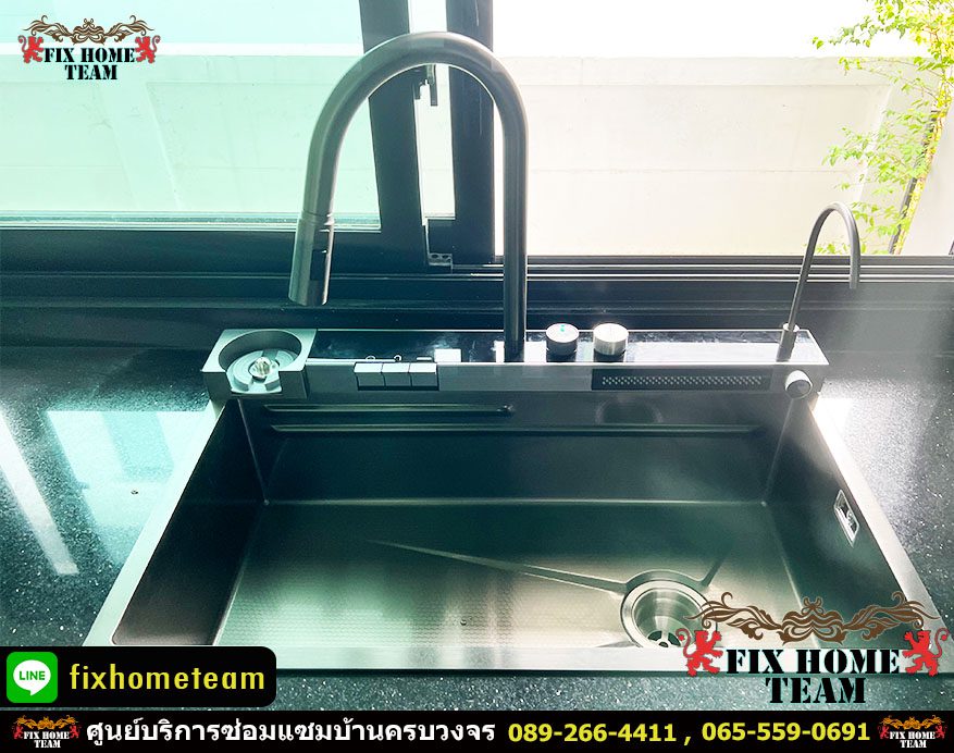 ช่างเปลี่ยนซ่อมอ่างล้างจานตัน